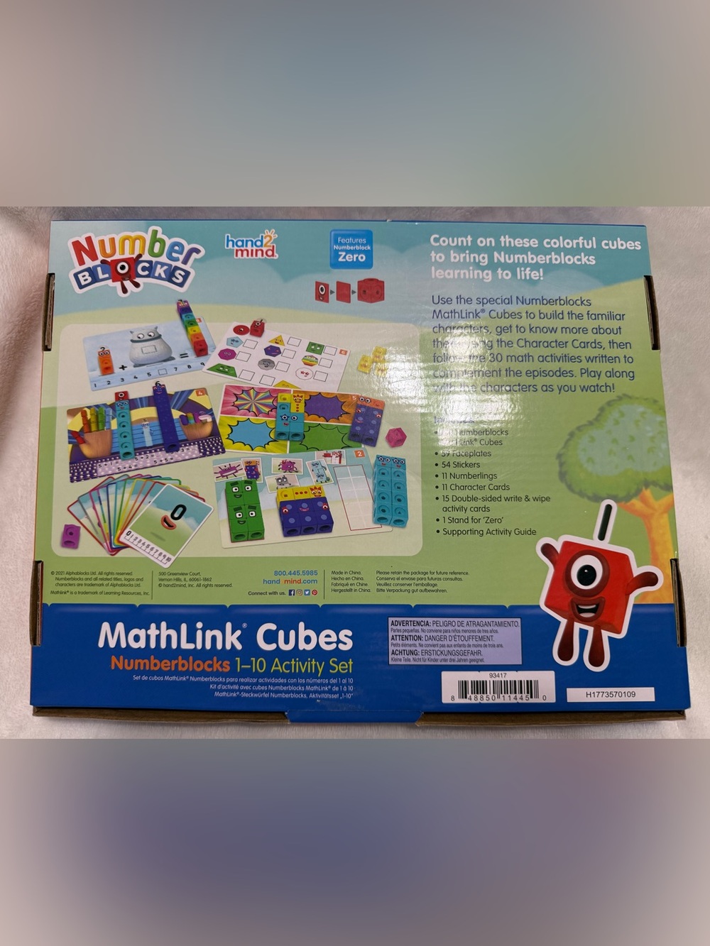 Numberblocks MathLink Cubes Activity/Learning Resources Popsicle Count/4 Bananas - Picture 4 of 16